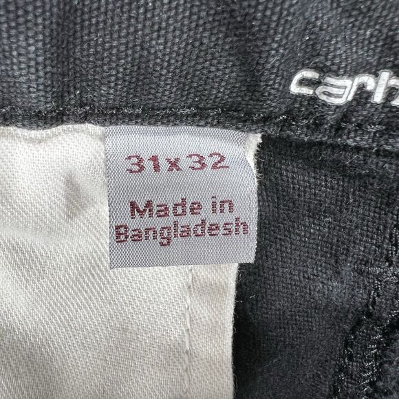 Carhartt Relaxed Fit Cargo Pants 31x32 (Actual 28x29.5) Black Utility Workwear - Picture 6 of 10
